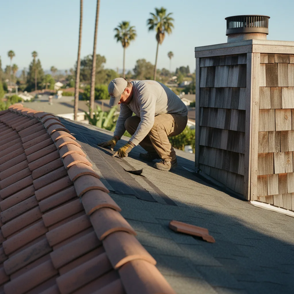 roofing project documentary photograph