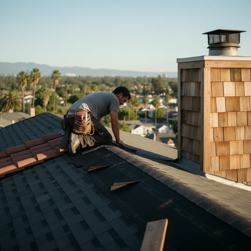 roofing project documentary photograph