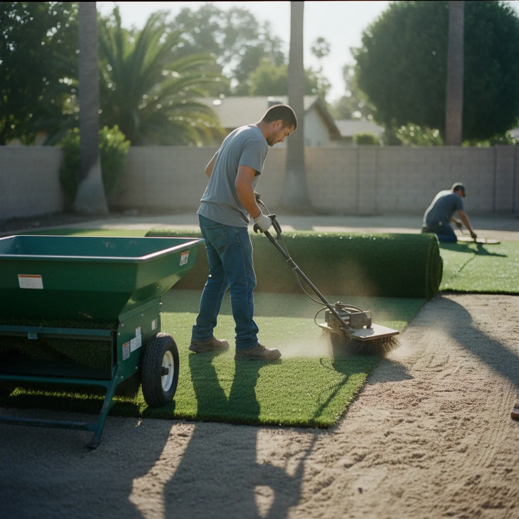 artificial turf project documentary photograph