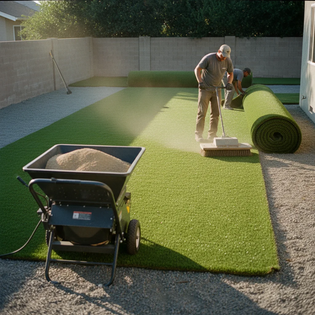 artificial turf project documentary photograph