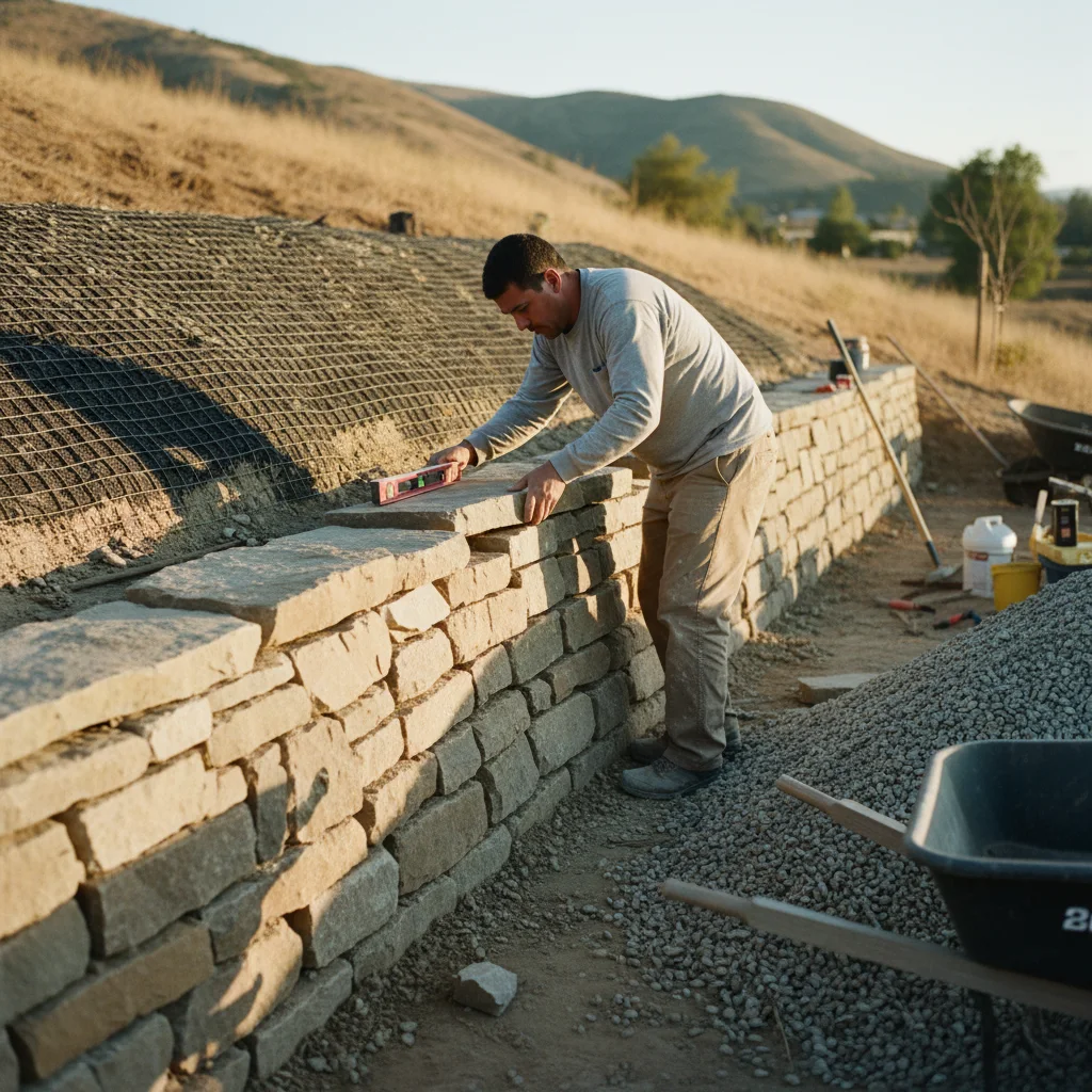 hardscape project documentary photograph