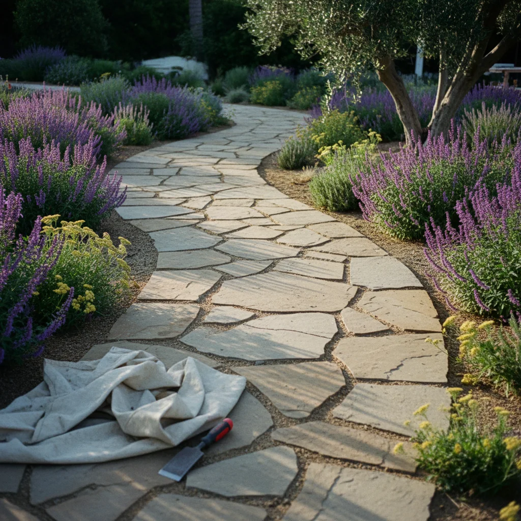 hardscape project documentary photograph