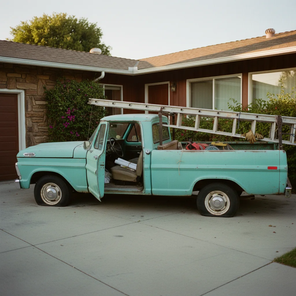 home improvement project documentary photograph