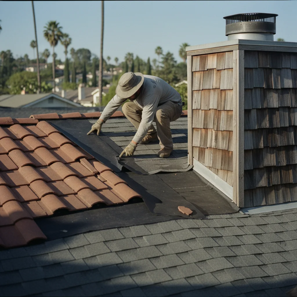 roofing project documentary photograph