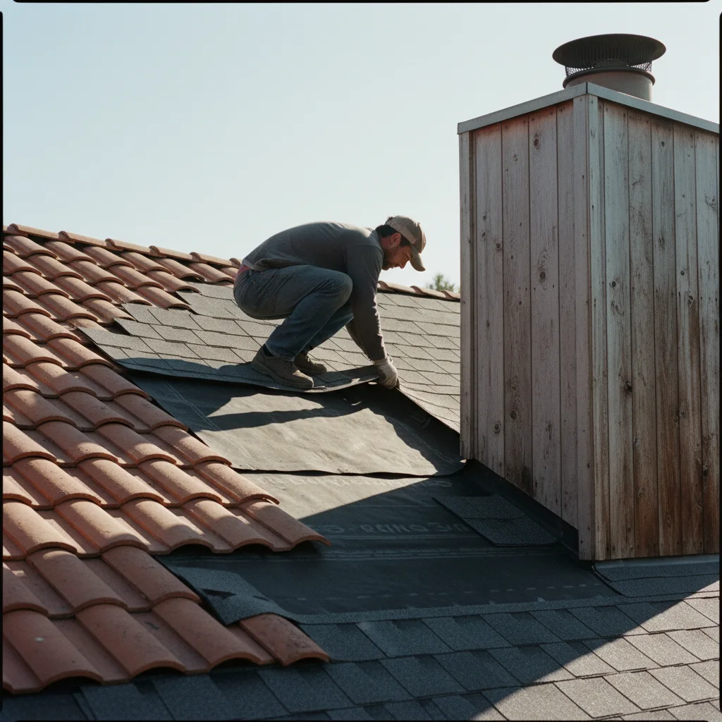 roofing project documentary photograph