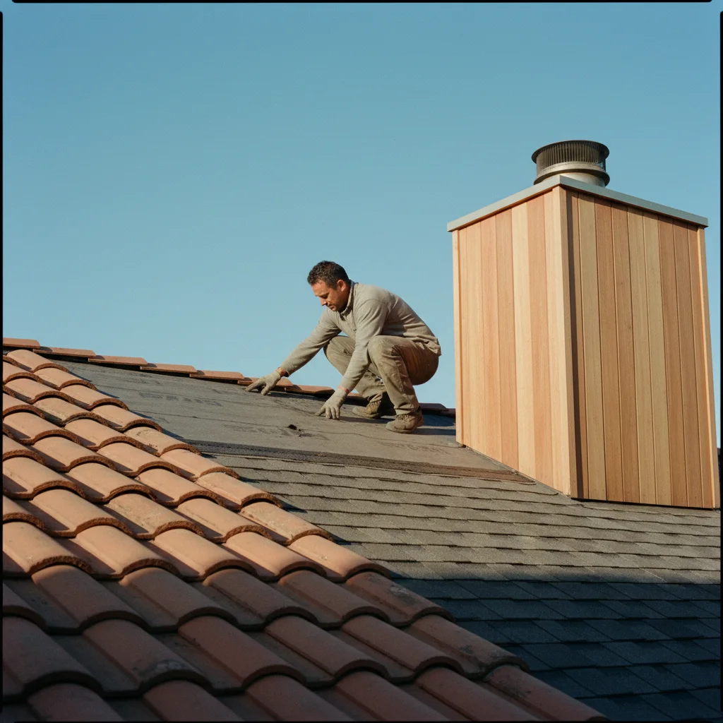 roofing project documentary photograph