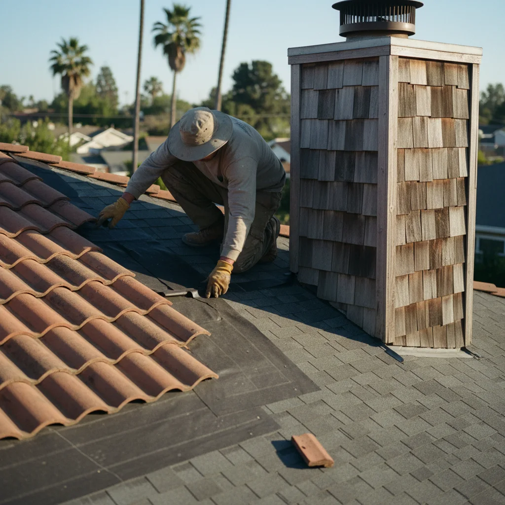 roofing project documentary photograph