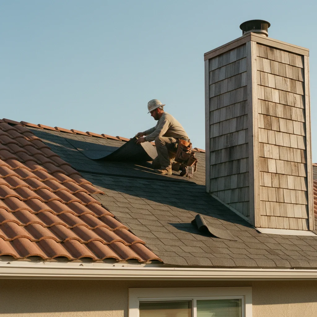 roofing project documentary photograph
