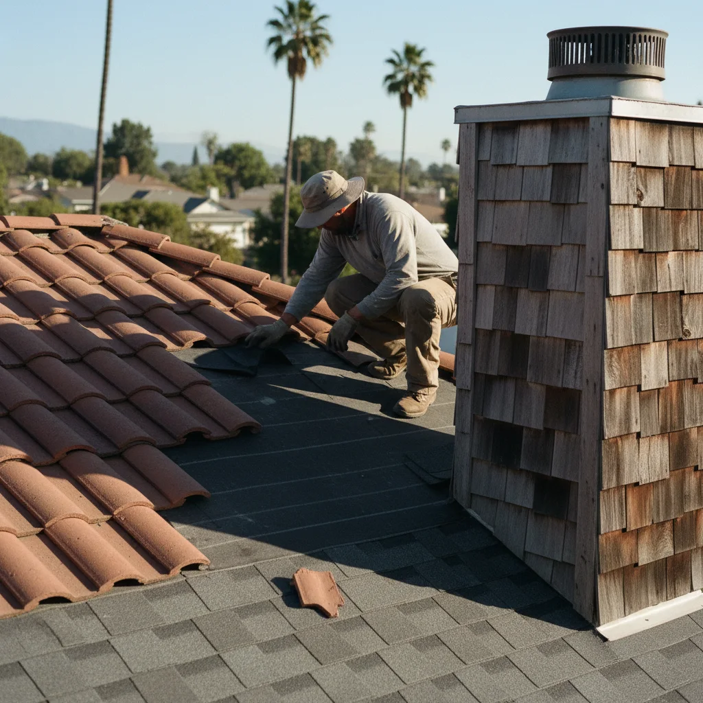roofing project documentary photograph