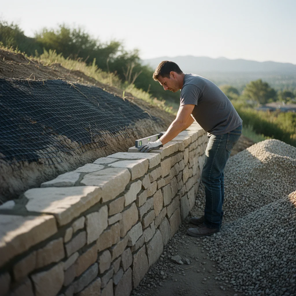 hardscape project documentary photograph