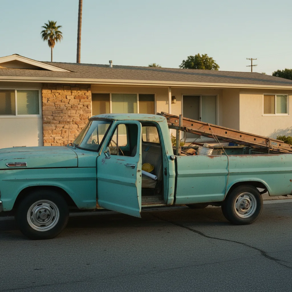 home improvement project documentary photograph